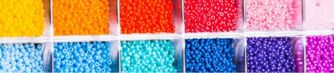 Rainbow of Seed Beads