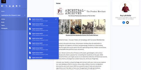 An Online Digital Historical Collection