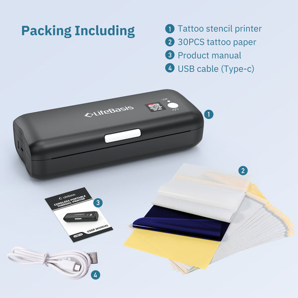 LifeBasis Bluetooth Tattoo Stencil Printer