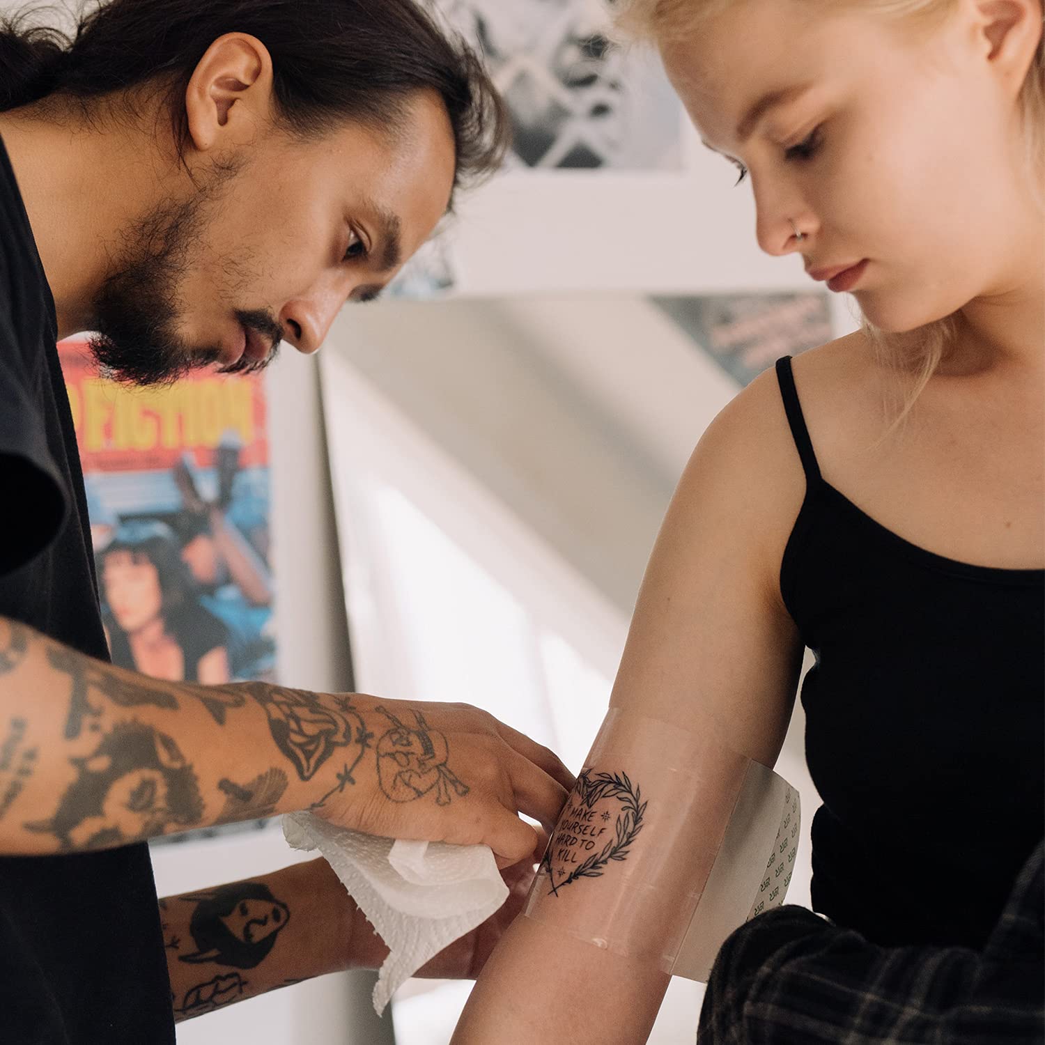 LifeBasis Waterproof Transparent Film Tattoo Aftercare Bandage Roll