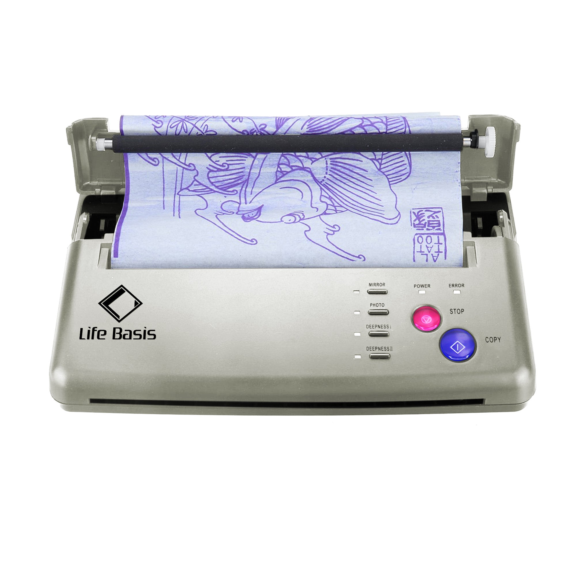 S8 Thermal Stencil PrinterWireless  Bluetooth  Aarika Tattoo Supply