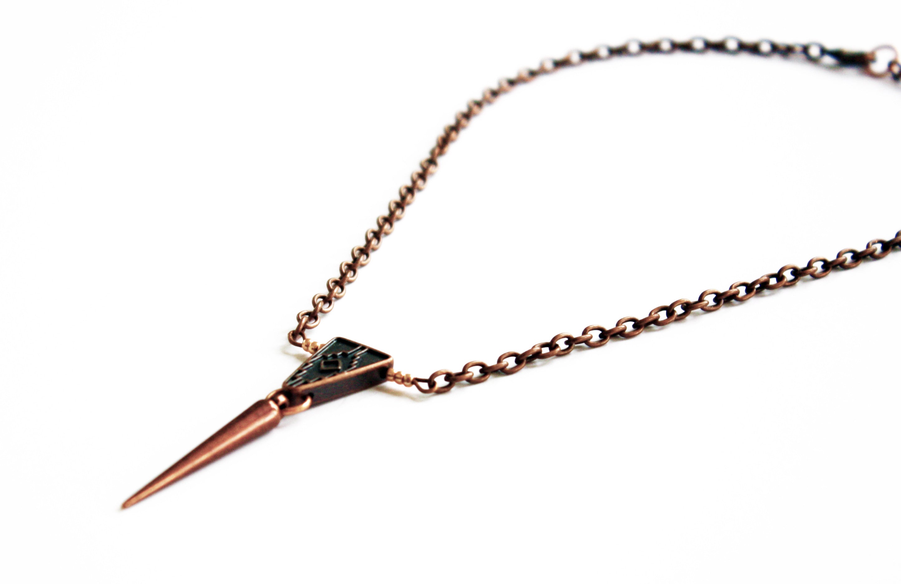 Wild Sun Single Spike Necklace