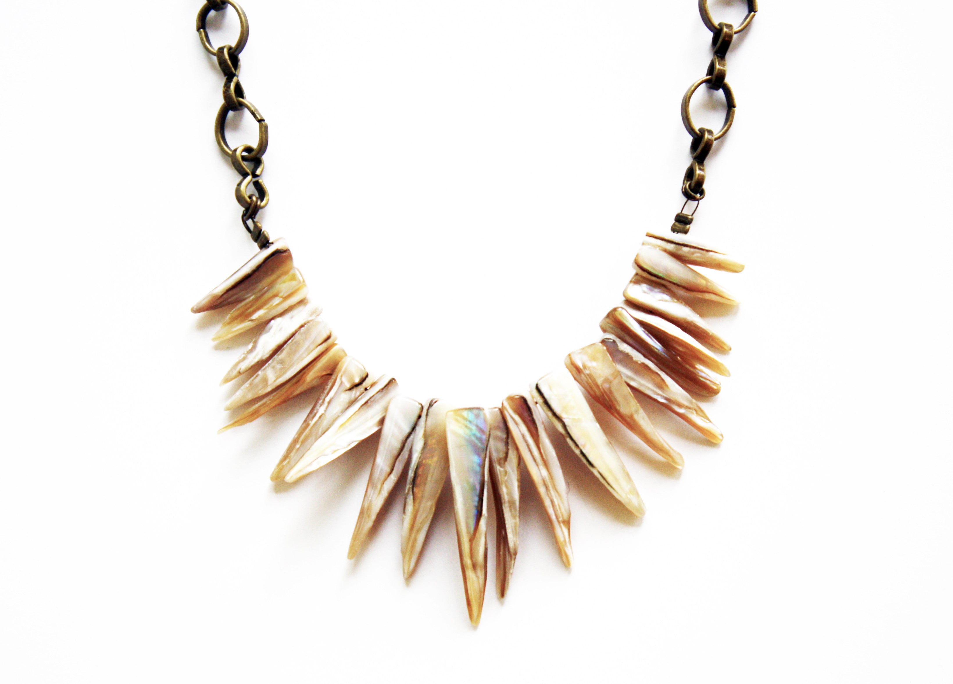 Ocean Rebel Shell Fringe Necklace