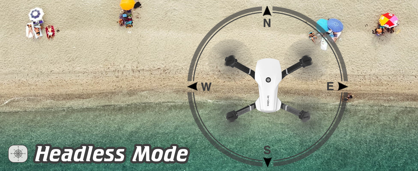 IDEA 10 Mini Drones avec 2 Caméras 720P Drone pour Enfants Débutant RC  Quadcopter avec Positionnement Optique du Flux, Maintien de l'Altitude,  Retournement 360°, 2 Batteries : : Jouets