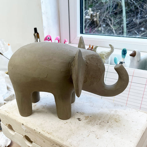 Model of Elephant Money Box by Hannah Turner
