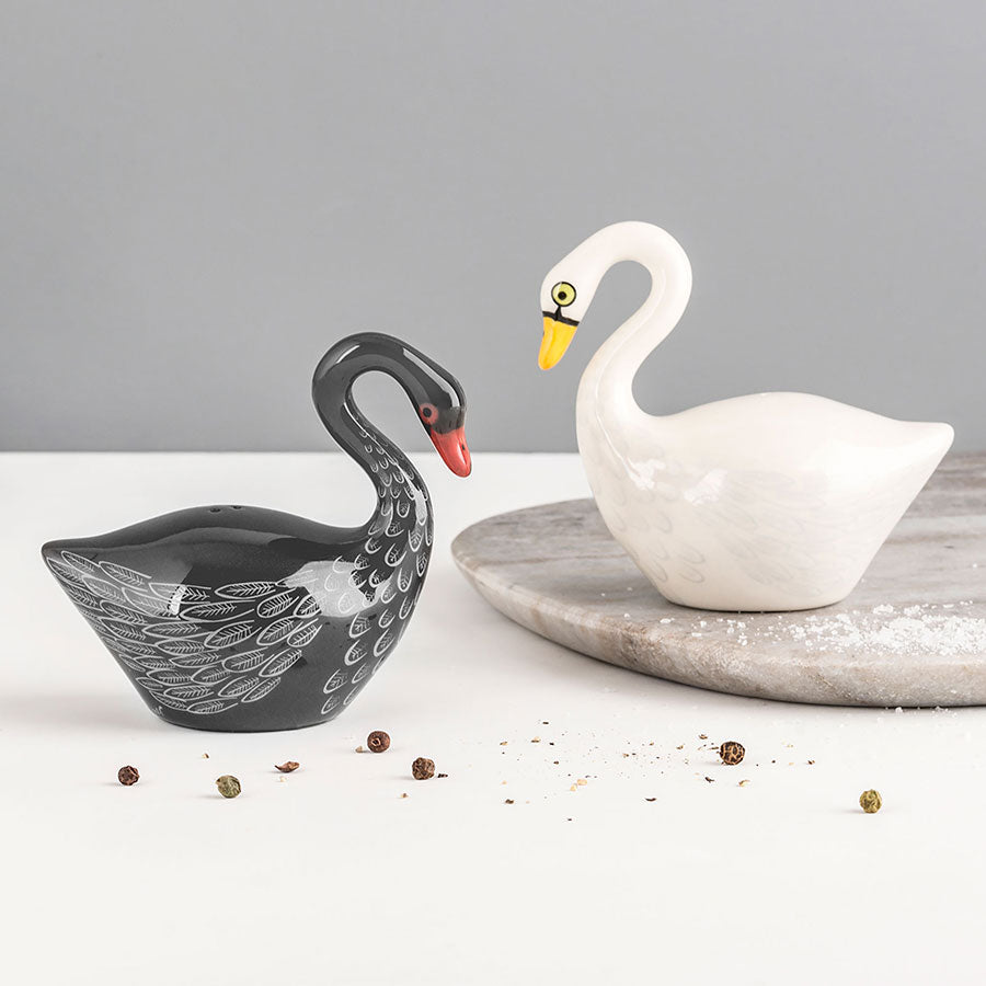 Handmade Ceramic White Swan Egg Cup, Vintage Soft Boiled Egg