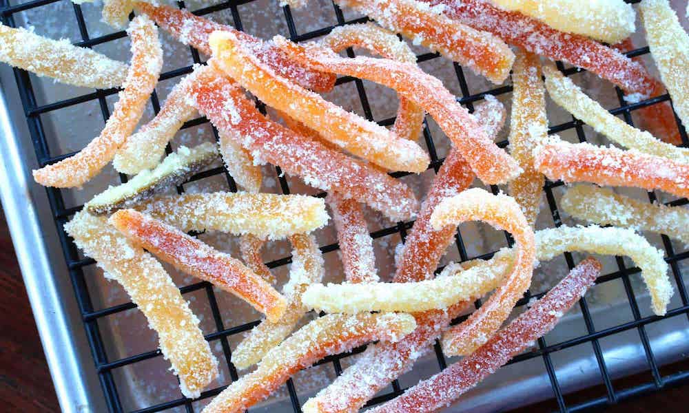 candied orange, grapefruit, lemon and citrus peel