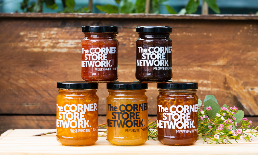 stacked jars of melbourne preserves handmade jam marmalade