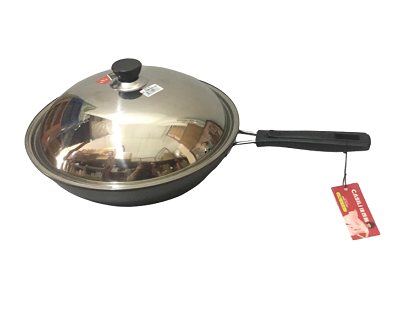 Prestige Omega Deluxe Granite Fry Pan with lid 280 mm - Chotidukaan