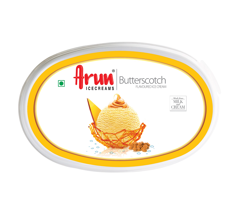 Arun Mini Ball Vanilla Ice Cream, Packaging Size: 125 Ml