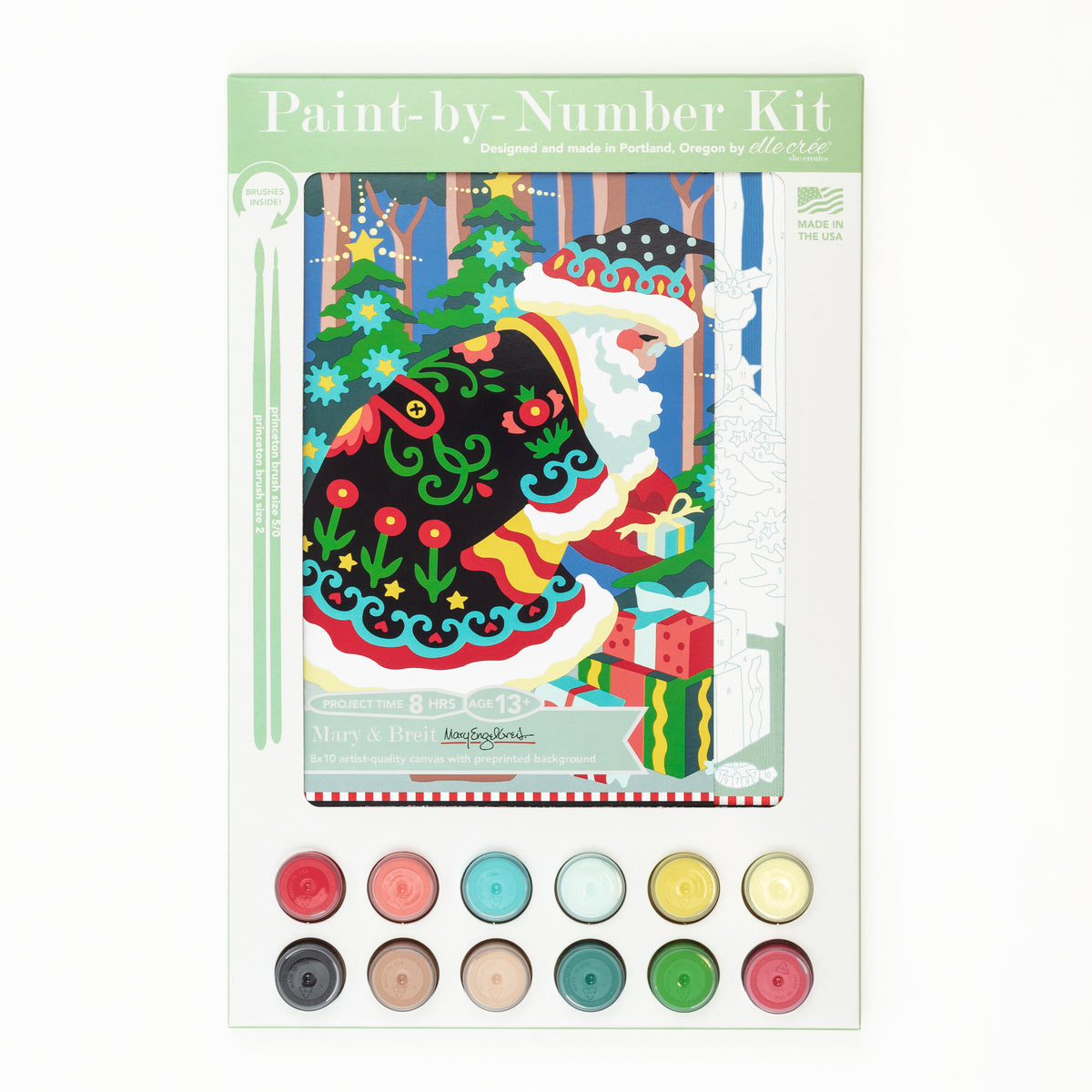 Large Christmas Paint by Number for Adults Canvas,Acrylic Adults Paint by  Y032
