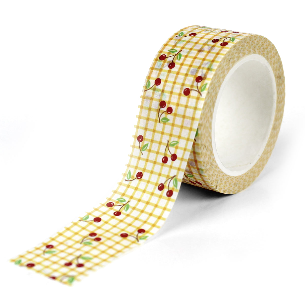 Yellow & Brown African Textile Inspired Washi Tape - Gift at the