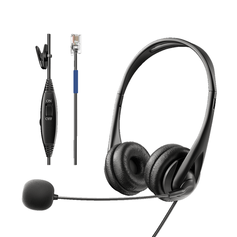 RJ9 headset - Best headset for office - noise cancelling headphones office noise