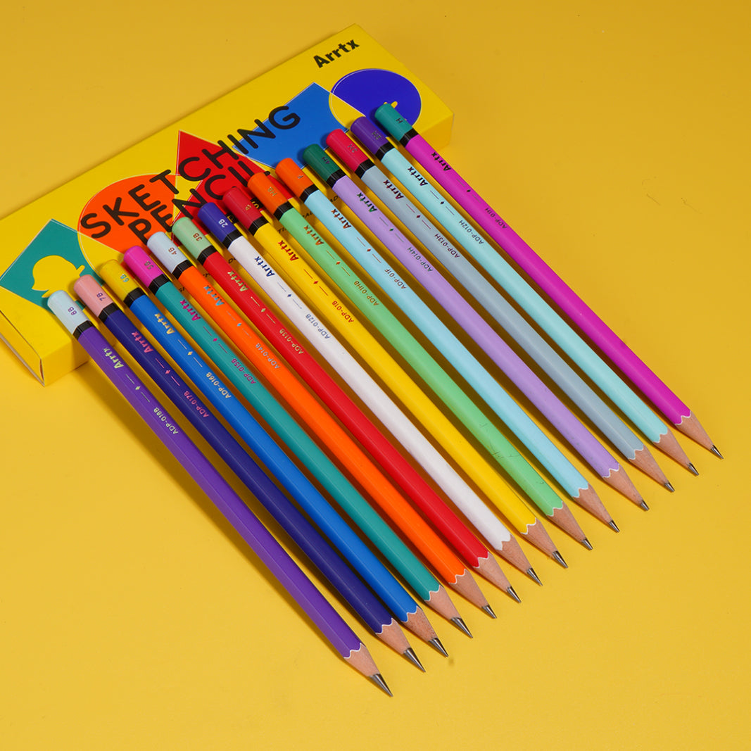 Arrtx 126 lápices de colores para colorear para adultos, juego de lápices  de colores de núcleo suave de alta calidad para dibujar mezcla, sombreado