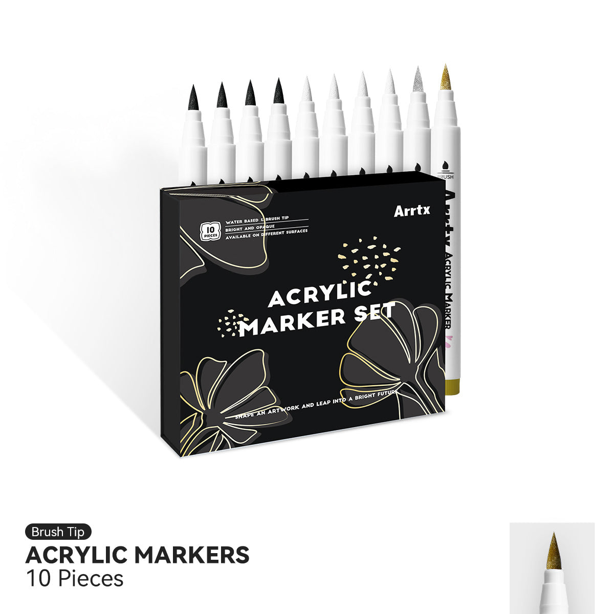 Arrtx Simptap Acrylic Markers Review - The Artistic Gnome Blog