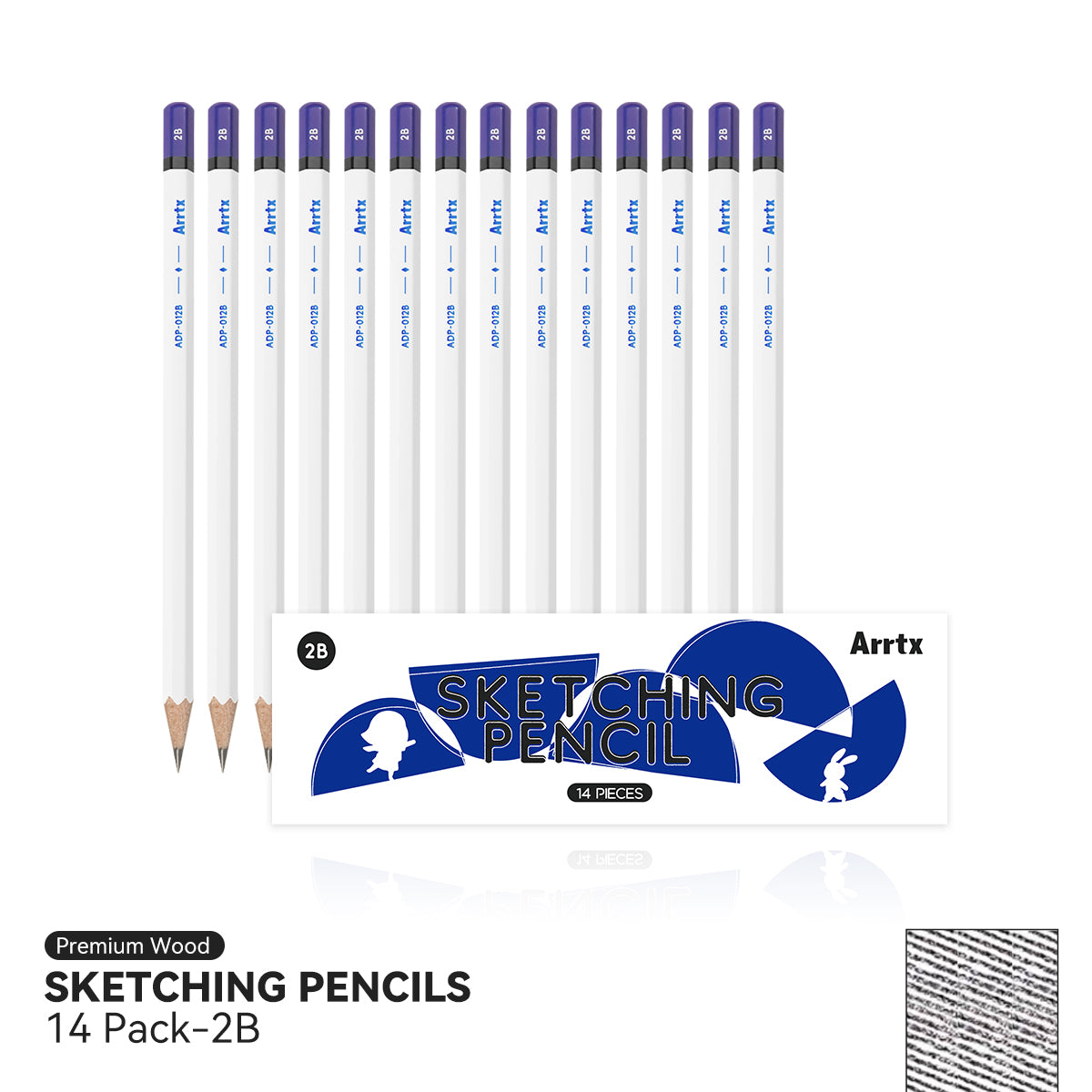 Arrtx Artist 72 Colored Pencils Set with Protective Vertical Insert Box  Organizer Premium Soft Leads Bright