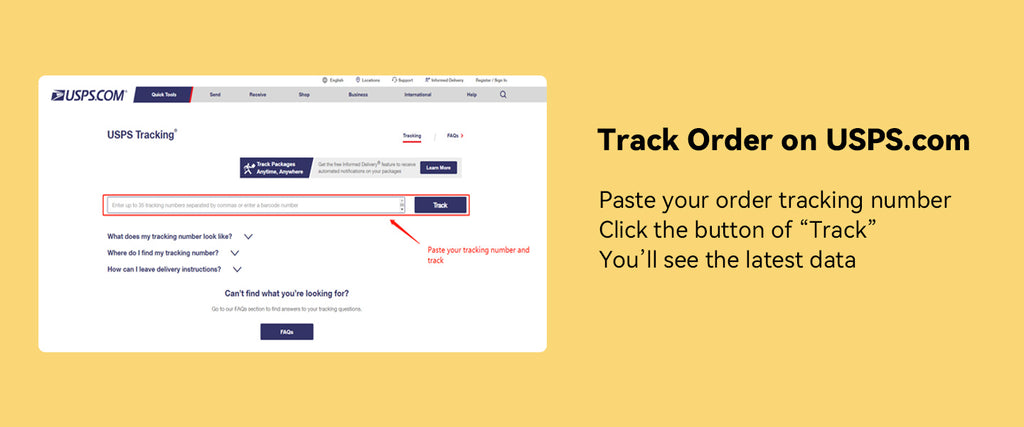 order tracking-usps