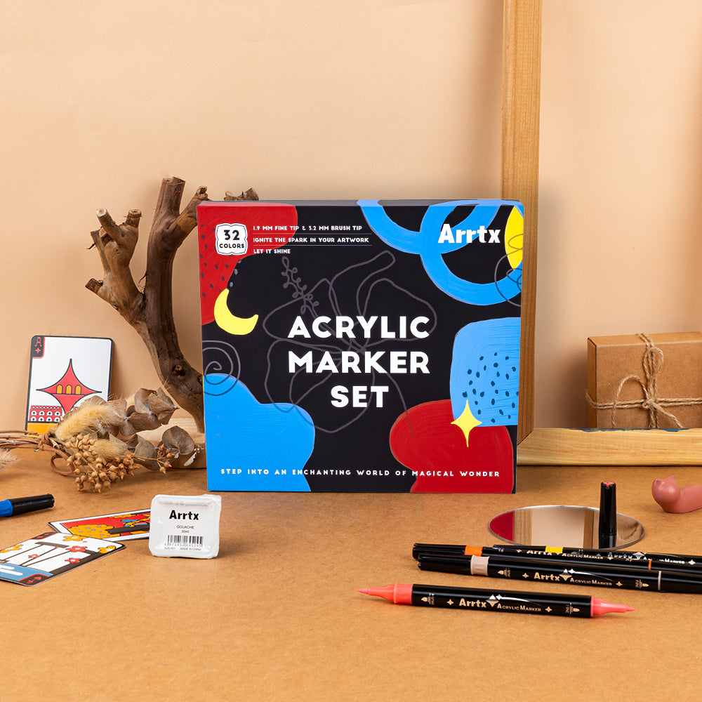 ARRTX Acrylic Markers Review, 30B general set