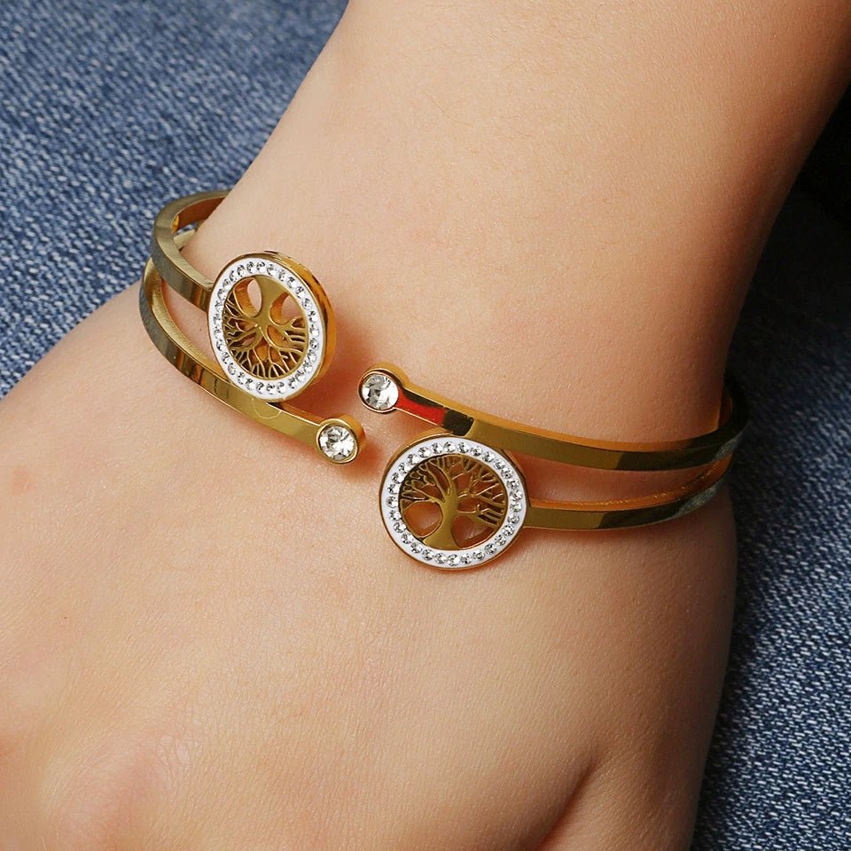Bracelet arbre de vie - Acier Inoxydable