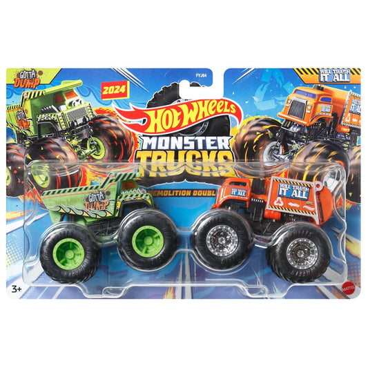 Hot Wheels Monster Trucks 1:64 Scale Die-Cast Vehicles - Assorted