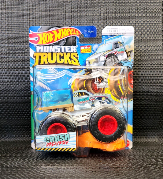 Hot Wheels Monster Trucks 1: 64 Scale 4-Truck Pack, GBP23 Styles May Vary