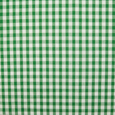 Lime Green Gingham Fabric - Bright Lime - 1/4 Check