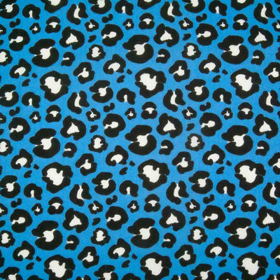 Pink Leopard Print - Polycotton Fabric - Fabric Love