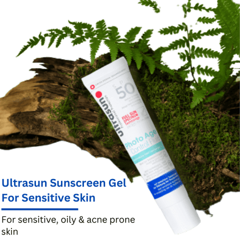 Sunscreen for oily skin, sensitive & acne prone skin of Ultrasun brand