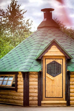 Large Finnish BBQ House + Sauna Extension Or Saunakota Cabin For Sale -  