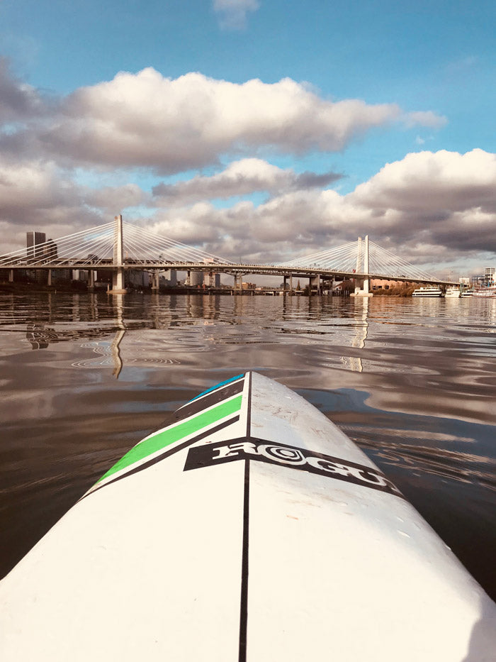 Paddleboarding the Willamette