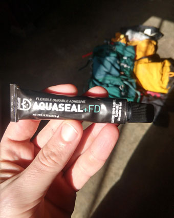 Gear Review: Gear Aid Aquaseal FD Repair Adhesive — Next Adventure