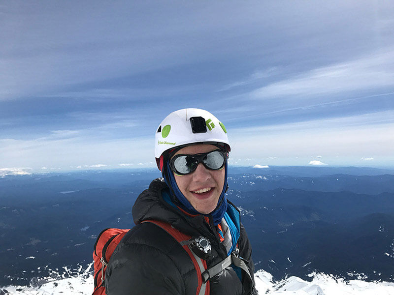 climbing mt. hood