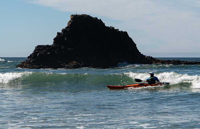 P&H Virgo sea kayak in the ocean