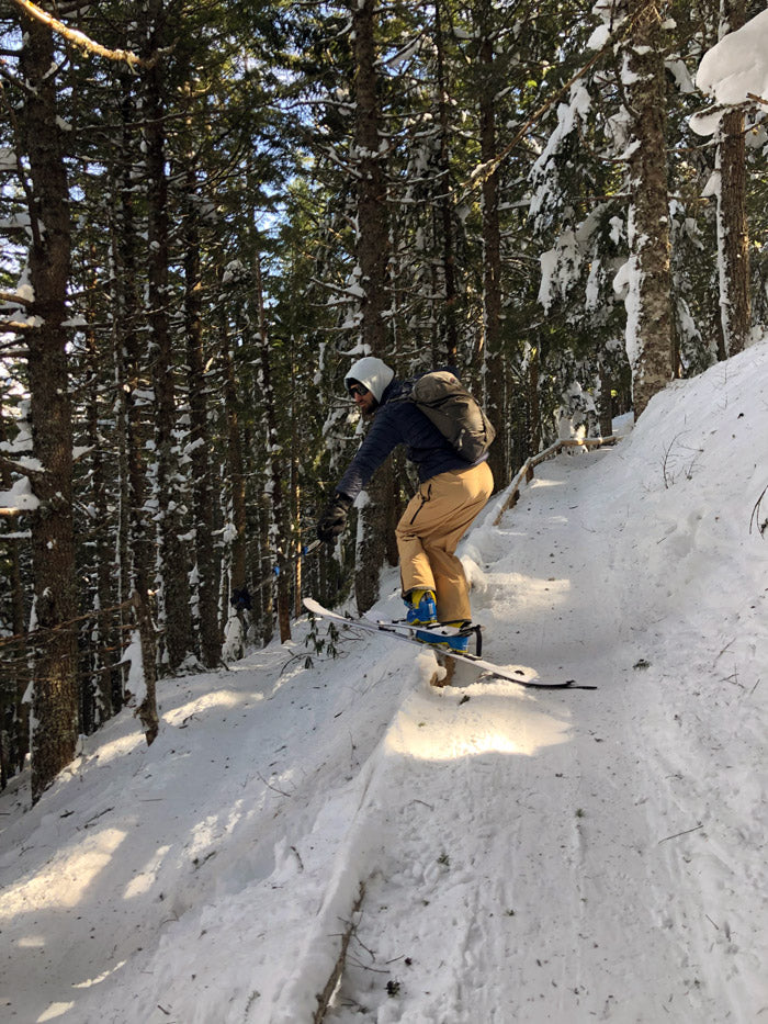 Spiltboarding to Tom, Dick and Harry Mountain!