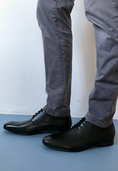 mens dress shoes bugatti black