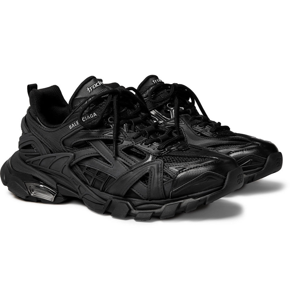 Balenciaga Black Led Track Sneakers ModeSens