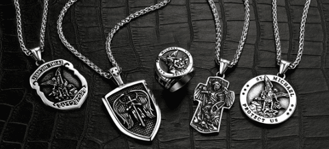 Christian Saint michael jewelry
