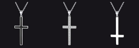 Faithheart Cross pendant necklace