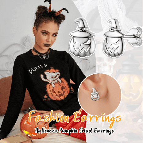 Faithheart Silver Pumpkin Earrings