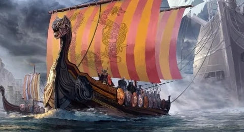 Vikings On The Sea