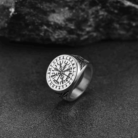 faithheart-Nautical Viking Vegvisir Ring