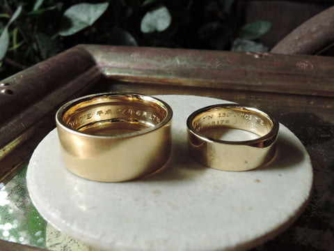 幅広　結婚指輪