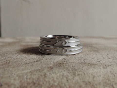 ハート　組み合わせ　結婚指輪