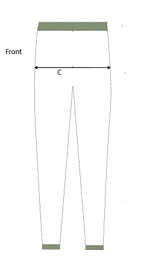 Men Measurement Sizing Guide Pants