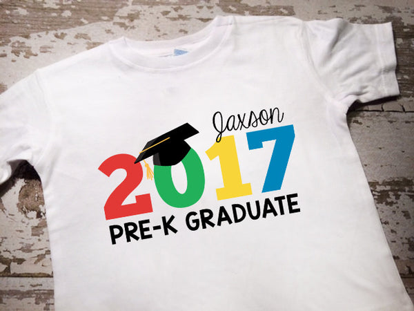Personalized Pre-K Graduate Shirt – Little Mac Boutique