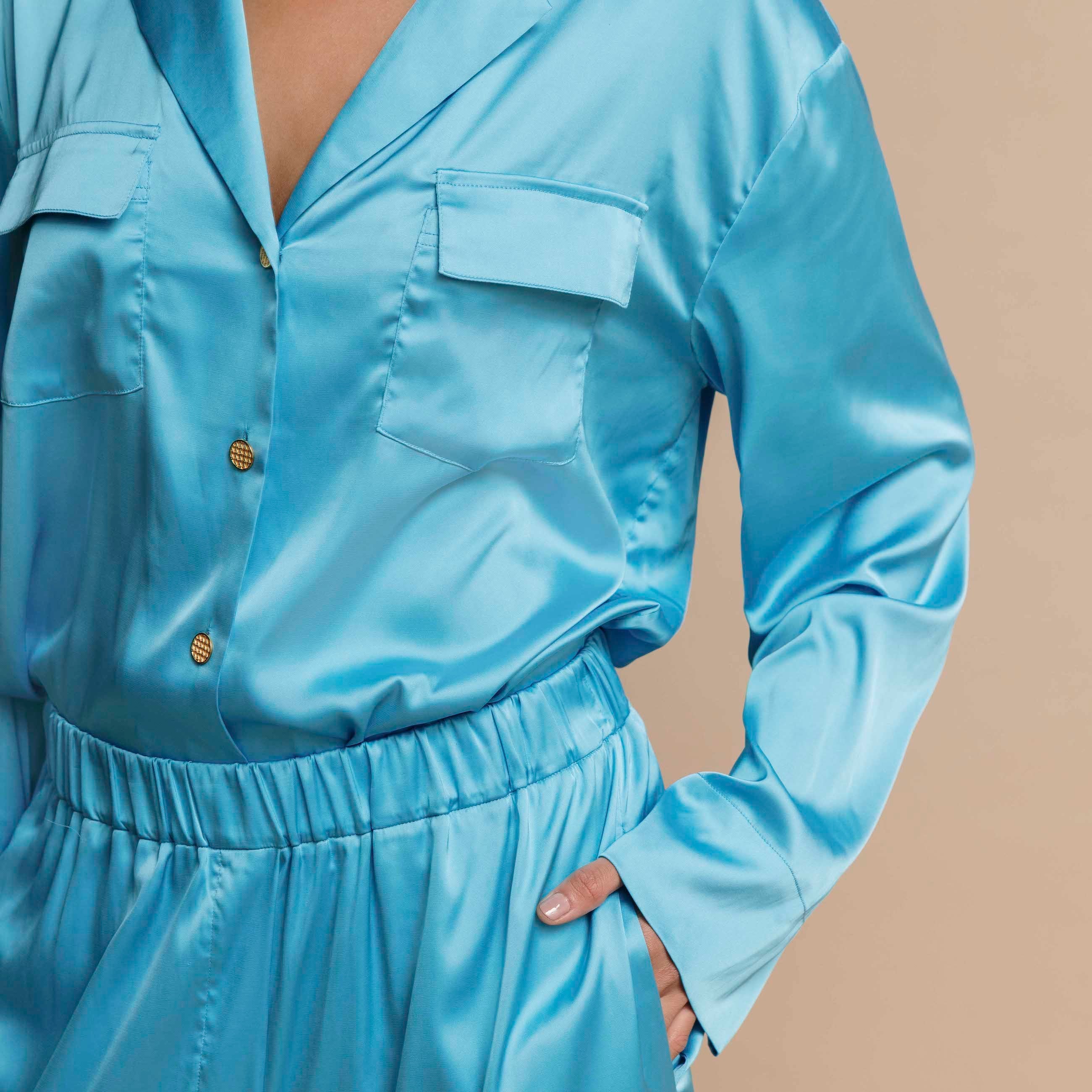 Picture of The Co-ord Set in Aqua