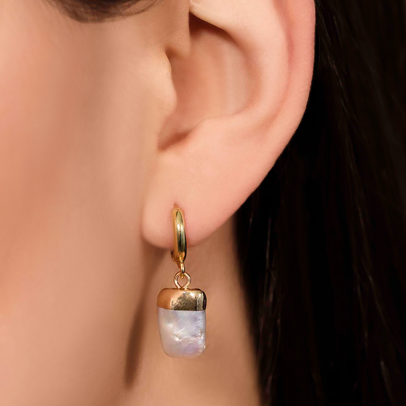Picture of The Hielo Huggie Earrings