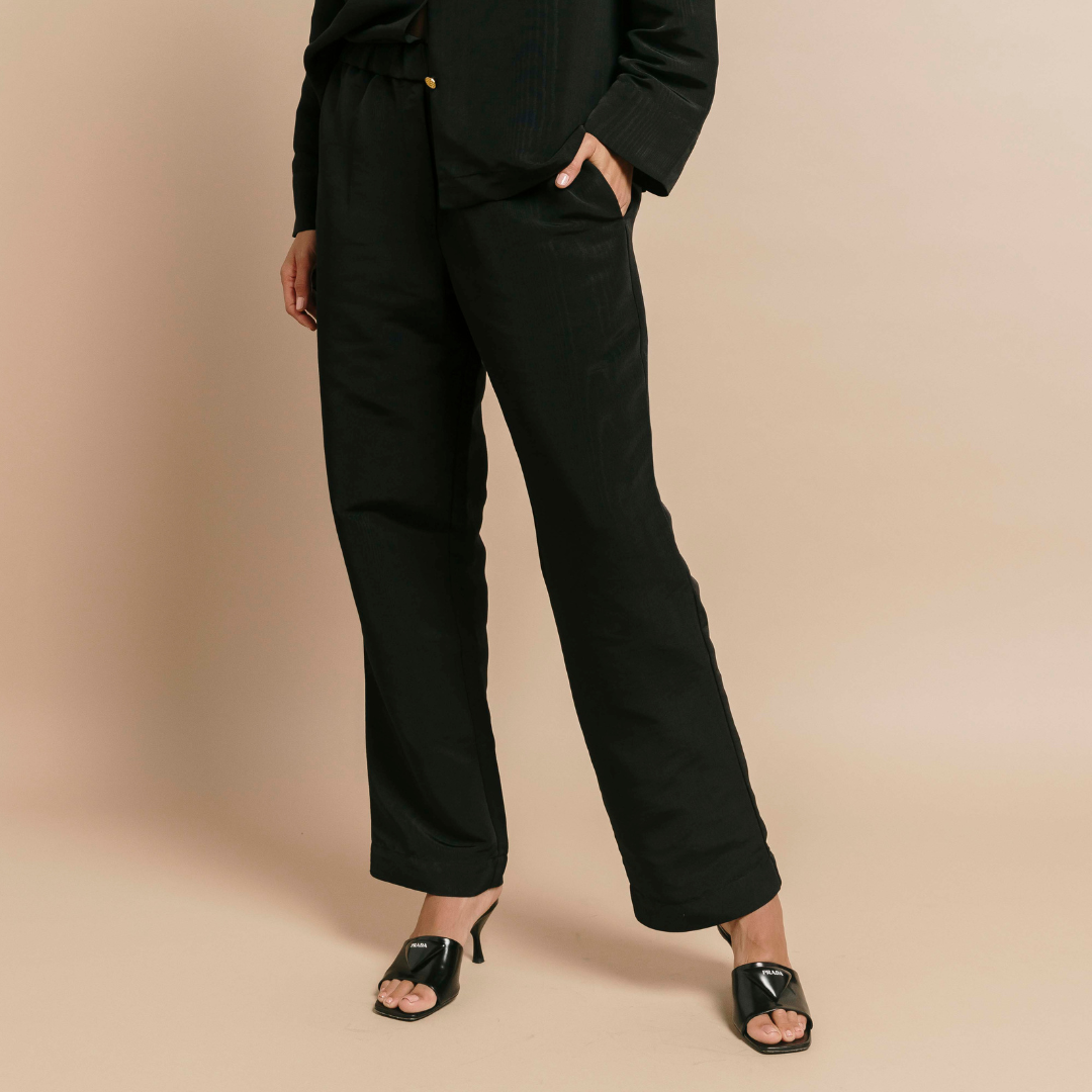 Picture of The Moire Jet Set Pant in Midnight