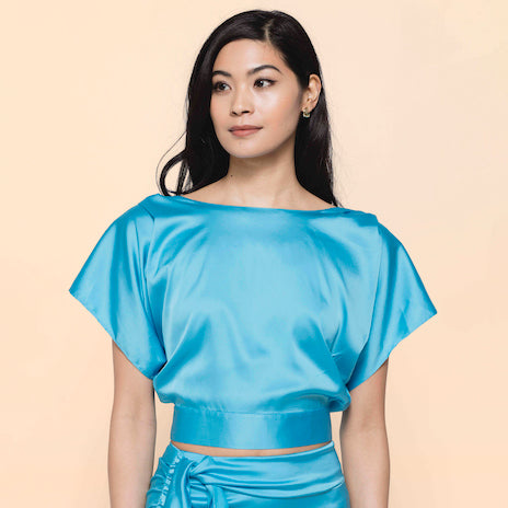 Picture of The Lala Top in Aqua