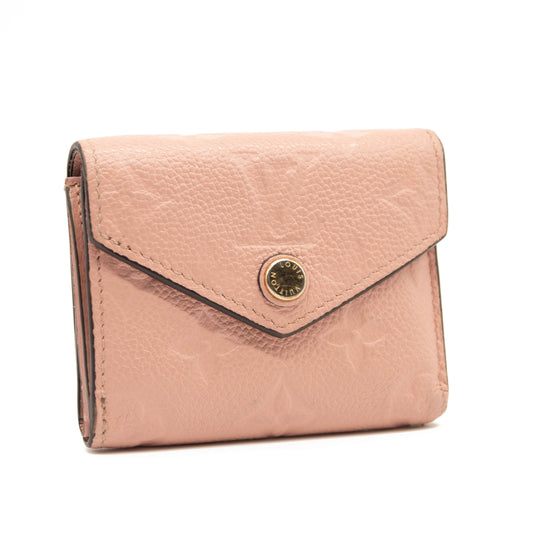 LOUIS VUITTON Vernis Victorine Compact Wallet Rose Ballerine - MyDesignerly